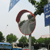 交通设施_上海交通设施_交通设施厂家_80cm道路广角镜 实际应用图_上海深南反光镜厂